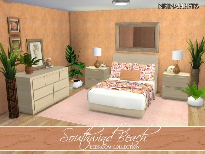 Southwind Beach Bedroom By Neinahpets 1 Southwind Beach Bedroom By Neinahpets Sims 4 CC