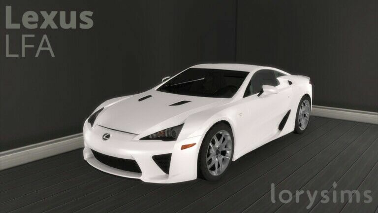 2011 Lexus LFA At Lorysims 1 2011 Lexus LFA At Lorysims Sims 4 CC