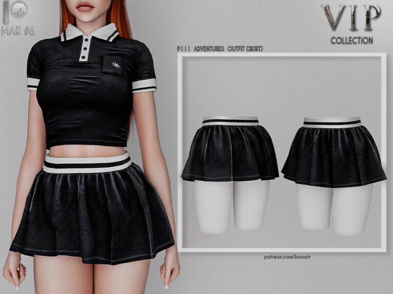 Adventures Outfit (Skirt) P111 By Busra-Tr 1 Adventures Outfit (Skirt) P111 By Busra-Tr Sims 4 CC