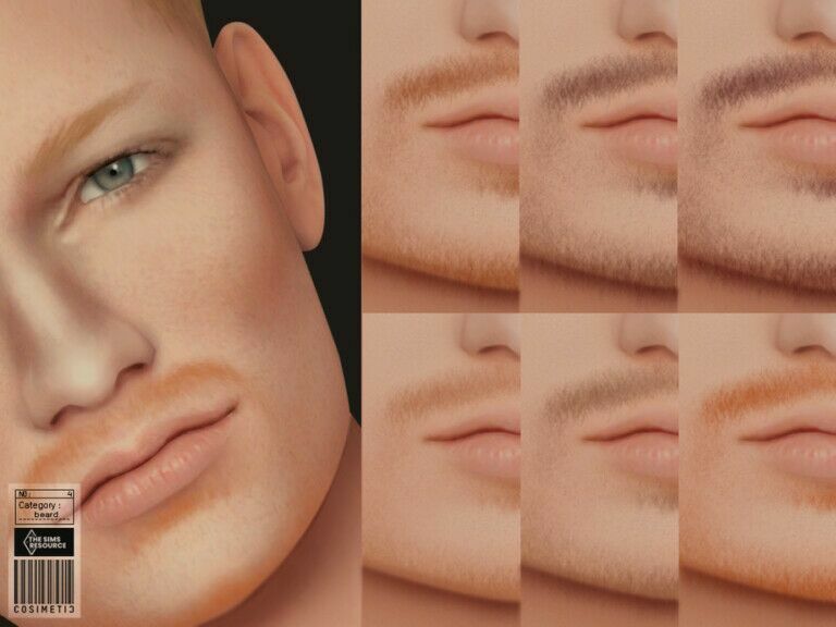 Beard N4 By Cosimetic 1 Beard N4 By Cosimetic Sims 4 CC
