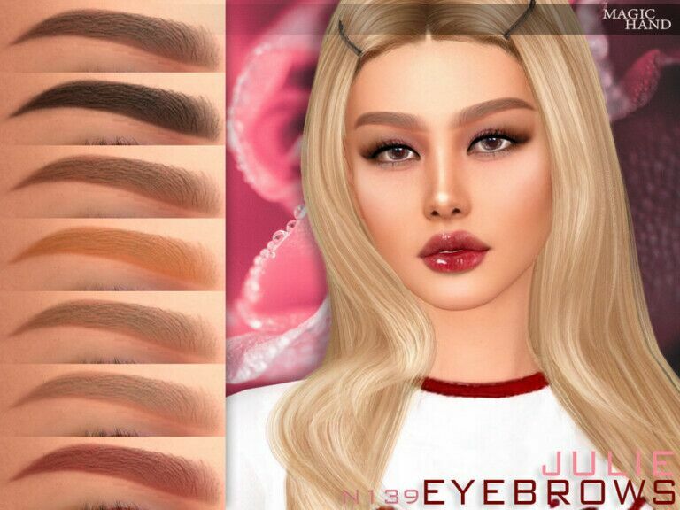 Julie Eyebrows N139 By Magichand 1 Julie Eyebrows N139 By Magichand Sims 4 CC