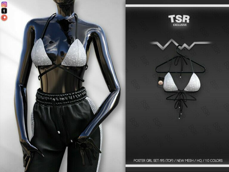 Poster Girl SET-195 (TOP) BD643 By Busra-Tr 1 Poster Girl SET-195 (TOP) BD643 By Busra-Tr Sims 4 CC