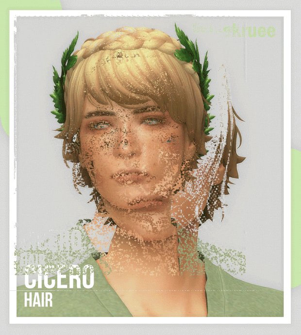 Cicero Hair By Okruee 1 Cicero Hair By Okruee Sims 4 CC