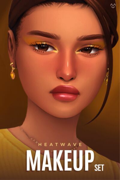 Heatwave Makeup SET By Twisted-Cat 1 Heatwave Makeup SET By Twisted-Cat Sims 4 CC