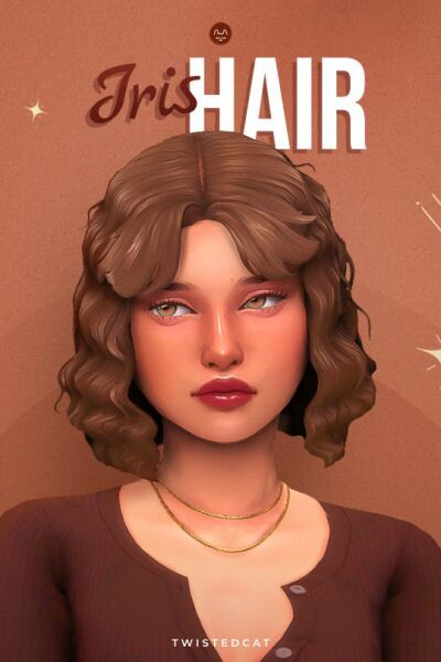 Iris Hair By Twisted-Cat 1 Iris Hair By Twisted-Cat Sims 4 CC