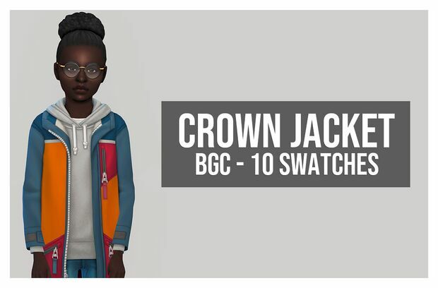 Kids Crown Jacket By Soolani 1 Kids Crown Jacket By Soolani Sims 4 CC