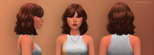 LEA Hair By Twisted-Cat 2 sims 4 cc lea hair by twisted cat 2