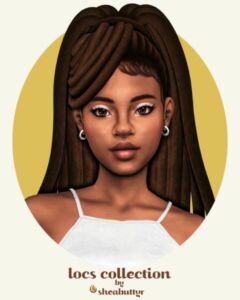 Locs Collection By Sheabuttyr Sims 4 CC