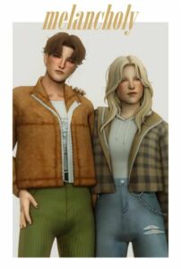 «Melancholy» CC Pack By Clumsyalien Sims 4 CC