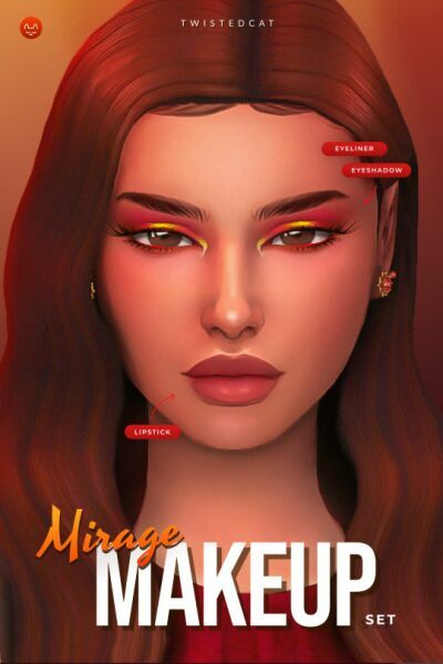 Mirage Makeup SET By Twisted-Cat 1 Mirage Makeup SET By Twisted-Cat Sims 4 CC