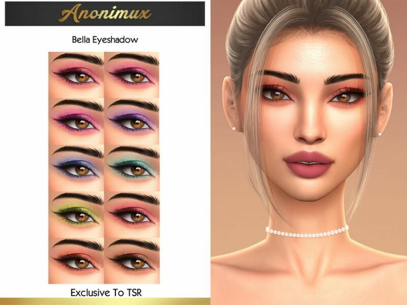 Bella Eyeshadow By Anonimux Simmer Sims 4 CC