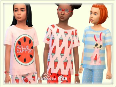 Shirt Sunny Bunny By Bukovka Sims 4 CC