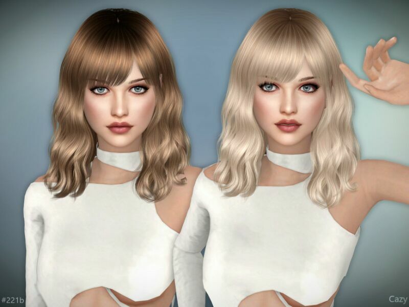 #221 – Female Hairstyles – SET By Cazy 3 sims 4 cc 221 female hairstyles set by cazy 2