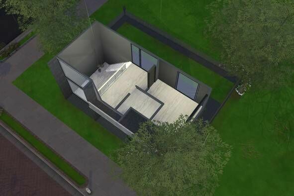 65 ELM Street – Shell 3 sims 4 cc 65 elm street shell 3