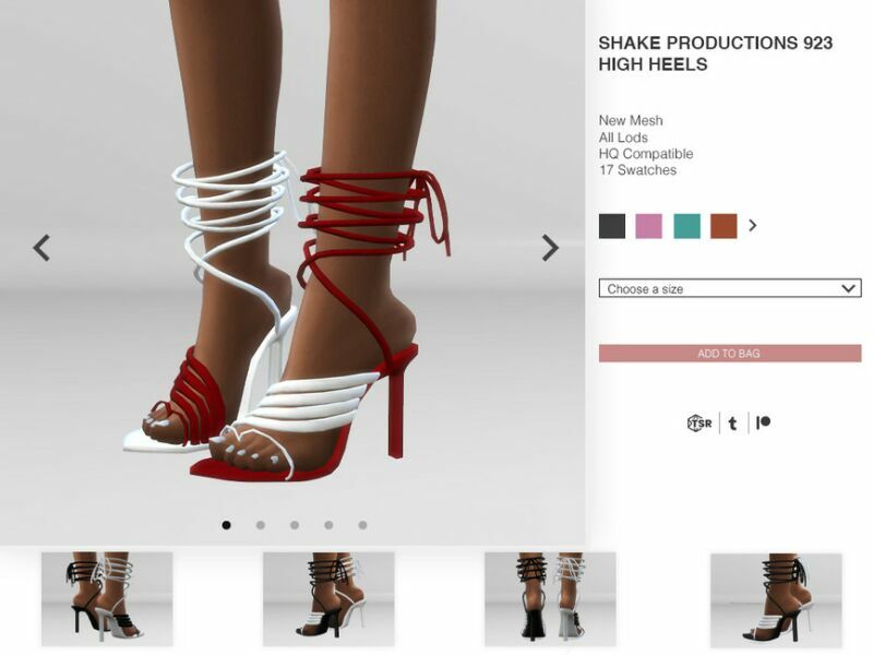 923 – High Heels By Shakeproductions 1 923 – High Heels By Shakeproductions Sims 4 CC