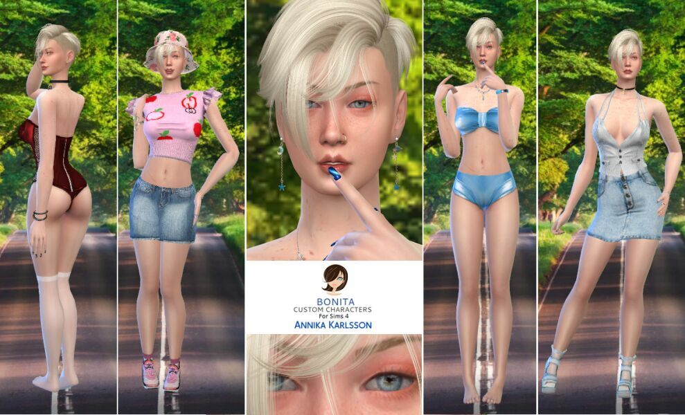 Annika Karlsson 1 Annika Karlsson Sims 4 CC