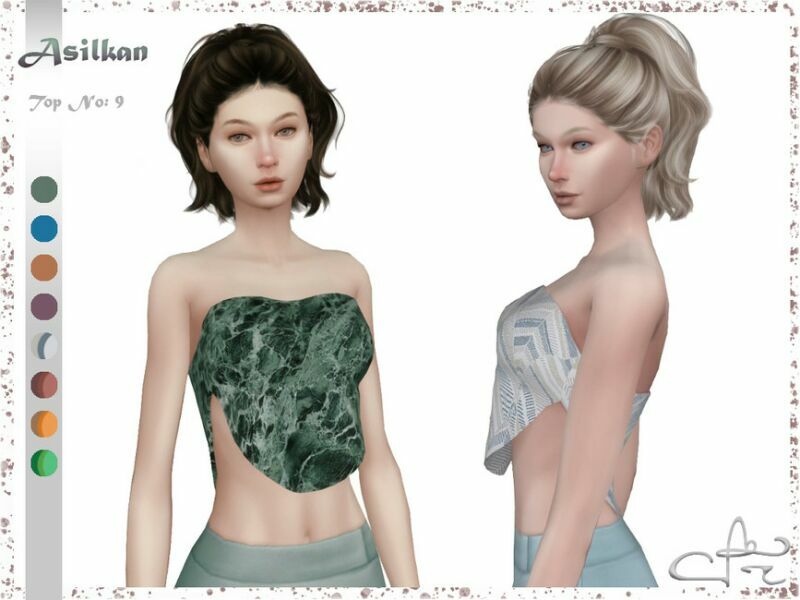 Asilkan TOP NO: 9 By Asilkan 1 Asilkan TOP NO: 9 By Asilkan Sims 4 CC
