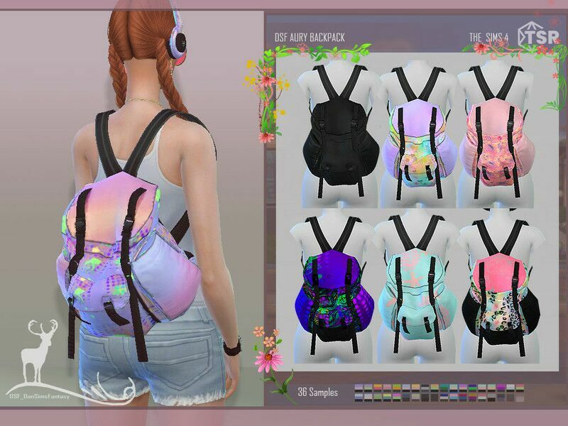 Aury Backpack By Dansimsfantasy 1 Aury Backpack By Dansimsfantasy Sims 4 CC
