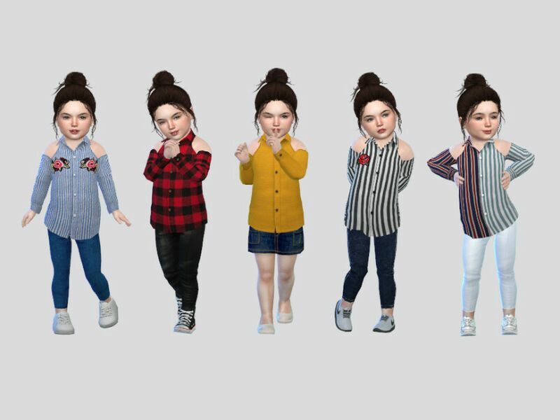 AVA Blouse Toddler By Mclaynesims 1 AVA Blouse Toddler By Mclaynesims Sims 4 CC