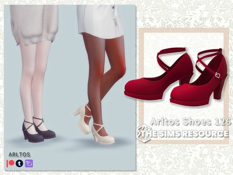 Banding Heels / 126 By Arltos 1 Banding Heels / 126 By Arltos Sims 4 CC