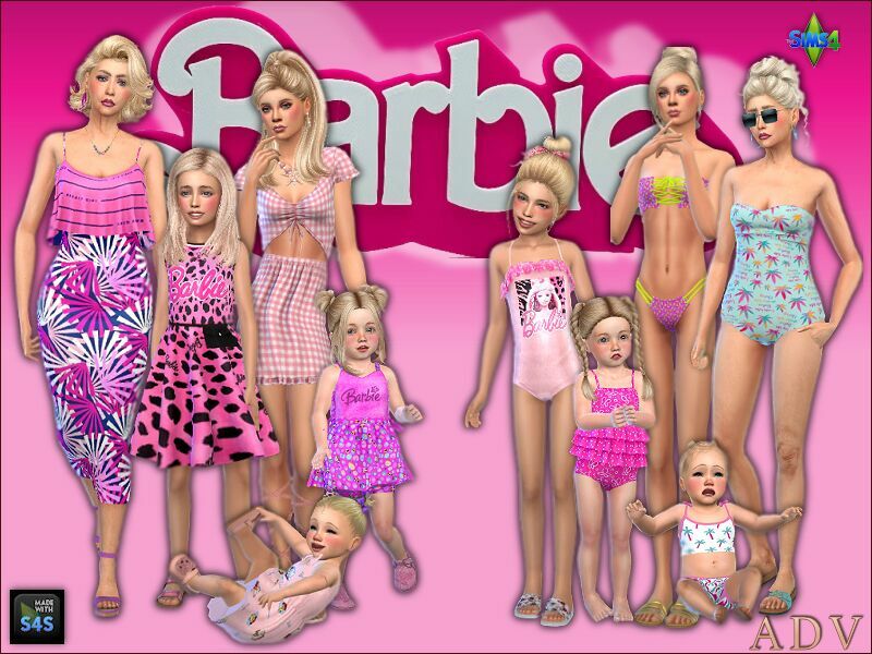 Barbie Clothing 1 Barbie Clothing Sims 4 CC