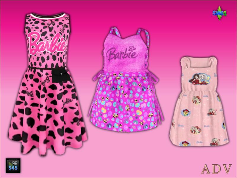 Barbie Clothing 4 sims 4 cc barbie clothing 3