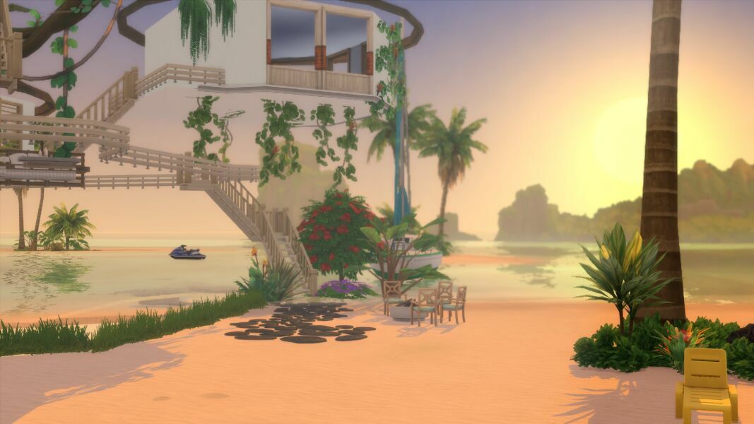 Beach Tree House |CC Free By Mrsbarbiex3 4 sims 4 cc beach tree house cc free by mrsbarbiex3 2