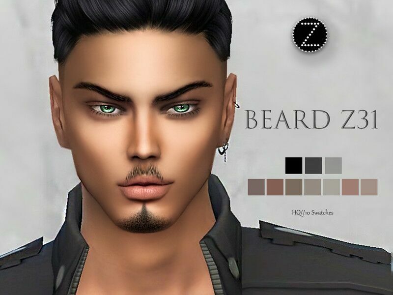 Beard Z31 By Zenx 1 Beard Z31 By Zenx Sims 4 CC