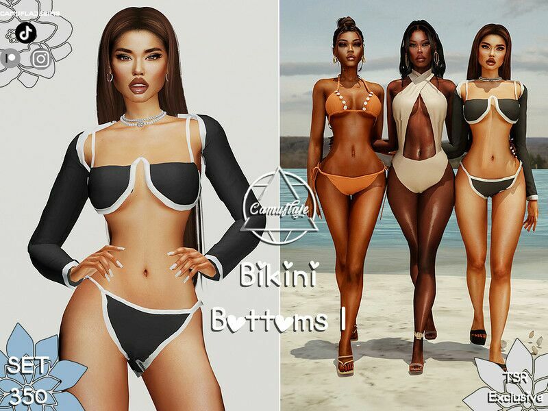 Bikini Line Collection 2023 – Bikini Bottoms I 1 Bikini Line Collection 2023 – Bikini Bottoms I Sims 4 CC
