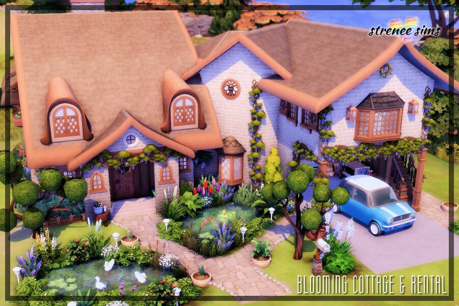 Blooming Cottage & Rental 1 Blooming Cottage & Rental Sims 4 CC