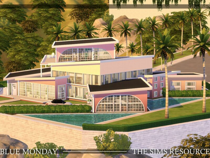 Blue Monday | Nocc By Simzmora 7 sims 4 cc blue monday nocc by simzmora 2
