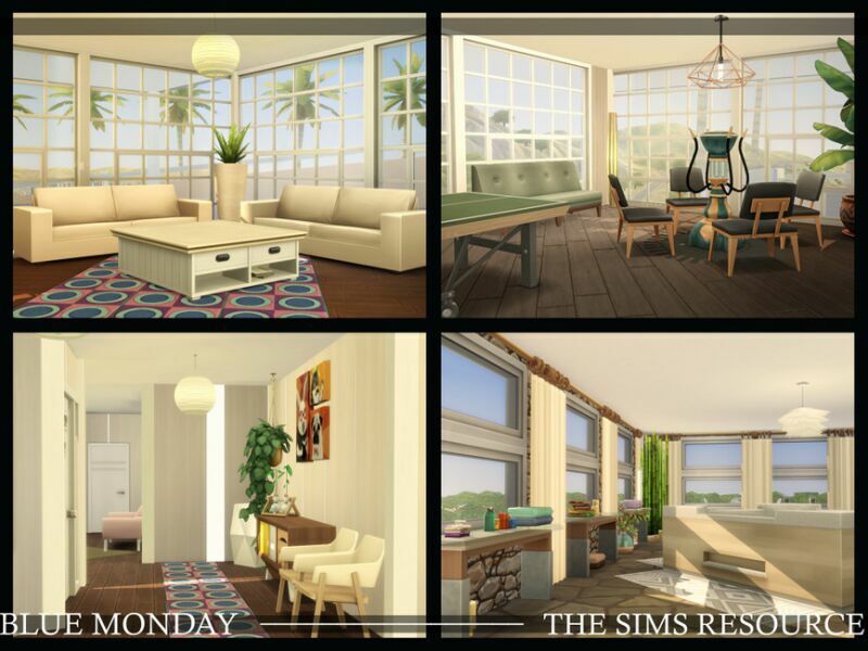 Blue Monday | Nocc By Simzmora 2 sims 4 cc blue monday nocc by simzmora 6