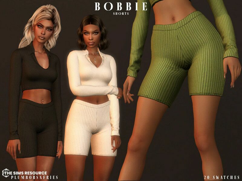 Bobbie Shorts 1 Bobbie Shorts Sims 4 CC