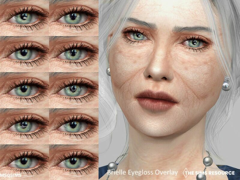 Brielle Eyegloss Overlay SET By Msqsims 1 Brielle Eyegloss Overlay SET By Msqsims Sims 4 CC