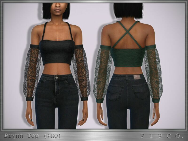 Brynn TOP II By Pipco 1 Brynn TOP II By Pipco Sims 4 CC