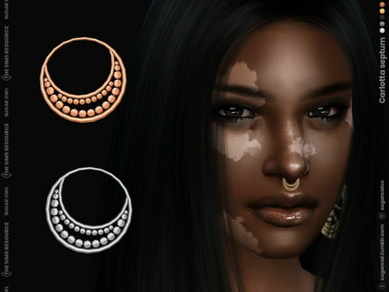 Carlotta Septum 1 Carlotta Septum Sims 4 CC