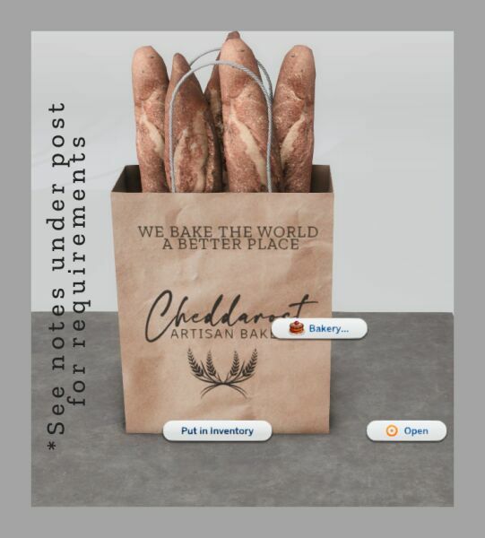 Cheddarost Bakery Bonus Items 5 sims 4 cc cheddarost bakery bonus items 2