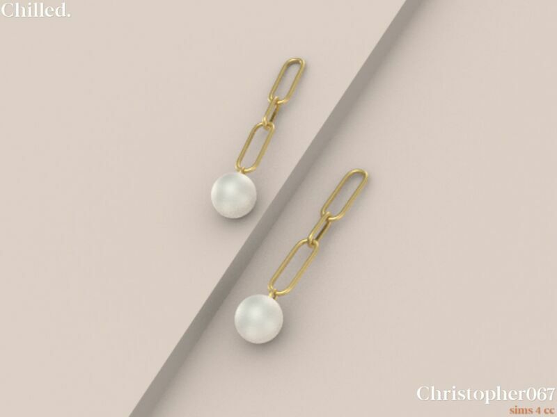 Chilled Earrings By Christopher067 2 sims 4 cc chilled earrings by christopher067 3