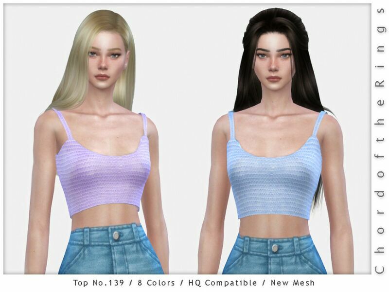 Chordoftherings TOP NO.139 By Chordoftherings 1 Chordoftherings TOP NO.139 By Chordoftherings Sims 4 CC