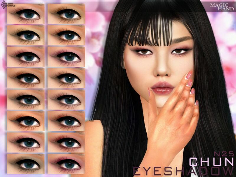 Chun Eyeshadow N25 By Magichand 1 Chun Eyeshadow N25 By Magichand Sims 4 CC