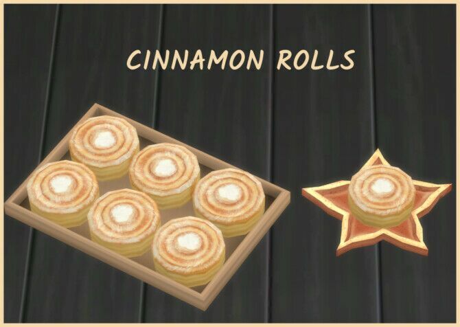 Cinnamon Rolls By Icemunmun 1 Cinnamon Rolls By Icemunmun Sims 4 CC