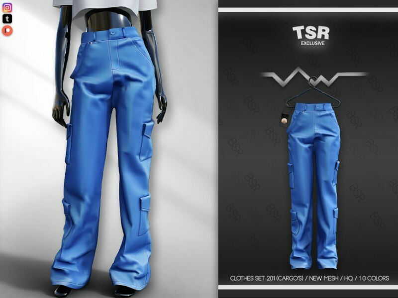 Clothes SET-201 (Cargo’S) BD658 By Busra-Tr 1 Clothes SET-201 (Cargo’S) BD658 By Busra-Tr Sims 4 CC
