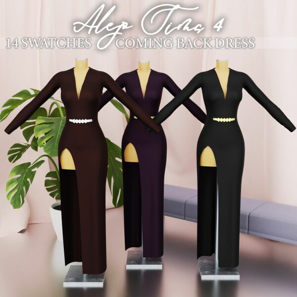 Coming Back Dress 1 Coming Back Dress Sims 4 CC