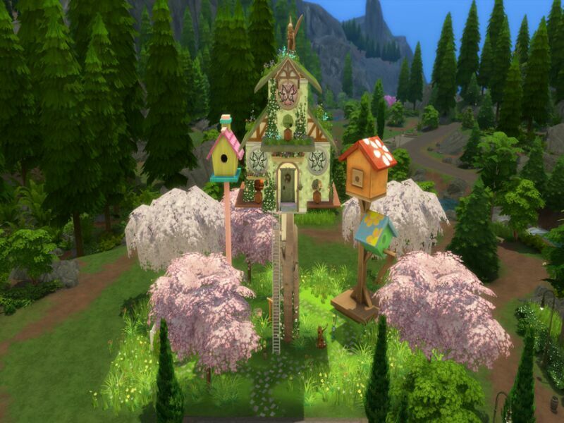 Cottage (Fairy Birdhouse) By Susancho93 7 sims 4 cc cottage fairy birdhouse by susancho93 2