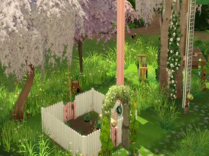 Cottage (Fairy Birdhouse) By Susancho93 6 sims 4 cc cottage fairy birdhouse by susancho93 3