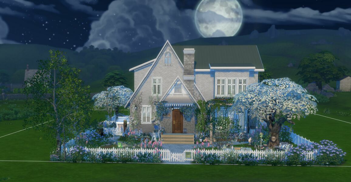 Country Dreams Cottage 1 Country Dreams Cottage Sims 4 CC