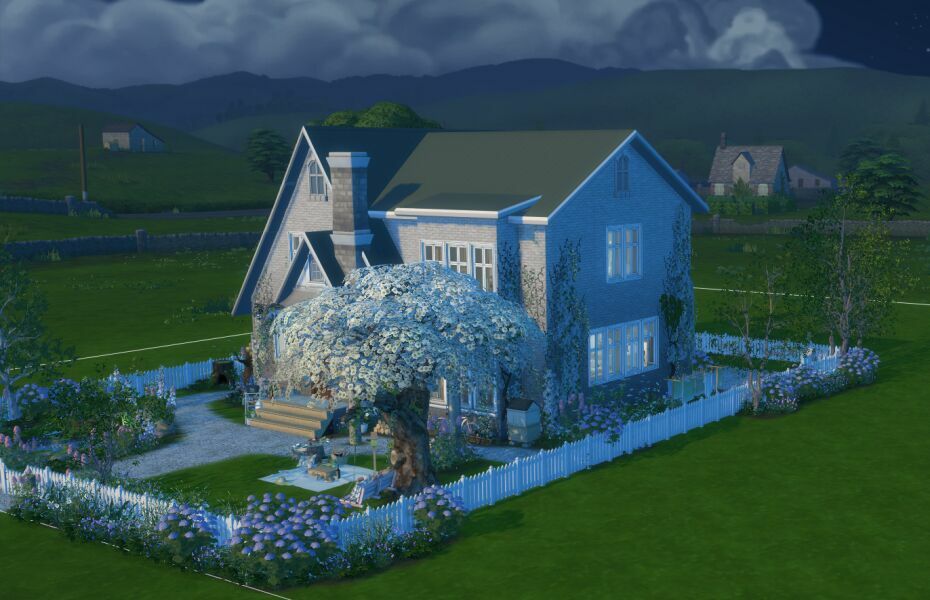 Country Dreams Cottage 4 sims 4 cc country dreams cottage 2
