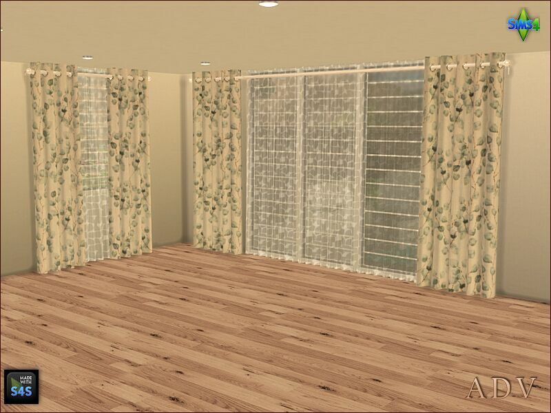 Curtains 10 sims 4 cc curtains 3