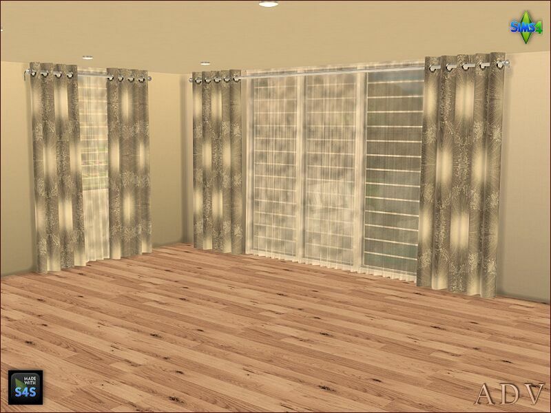Curtains 8 sims 4 cc curtains 4