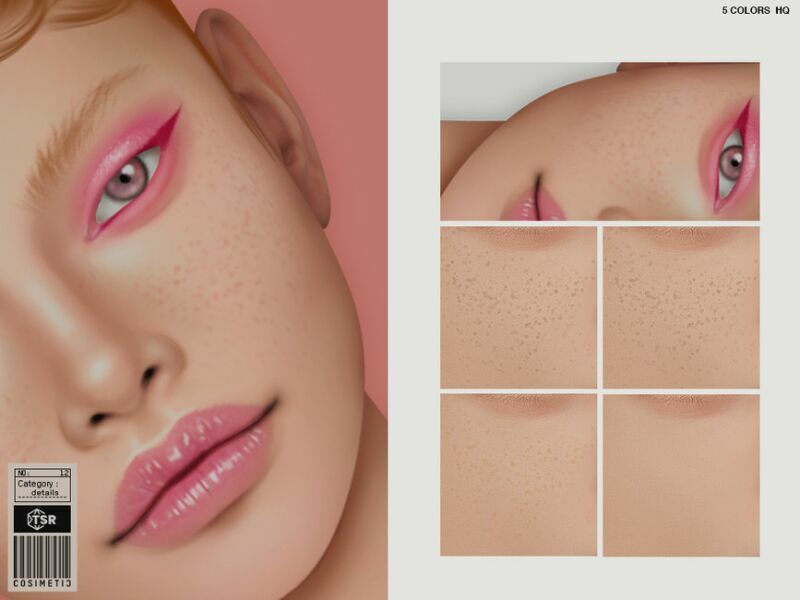 Details – Freckles | N12 By Cosimetic 1 Details – Freckles | N12 By Cosimetic Sims 4 CC